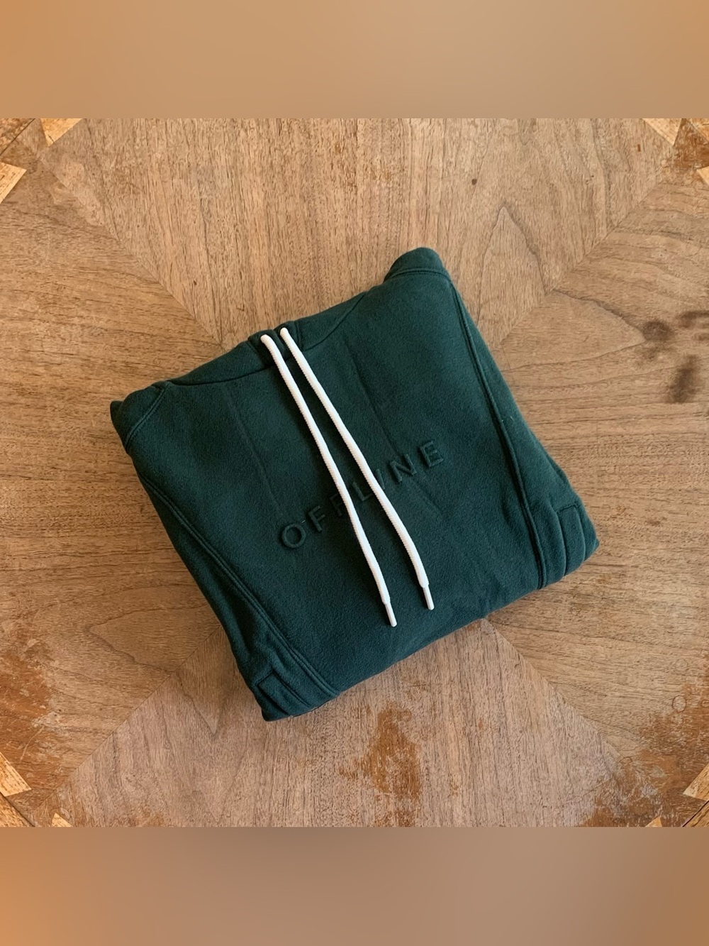 AErie Mystical Green Cloud Fleece Hoodie